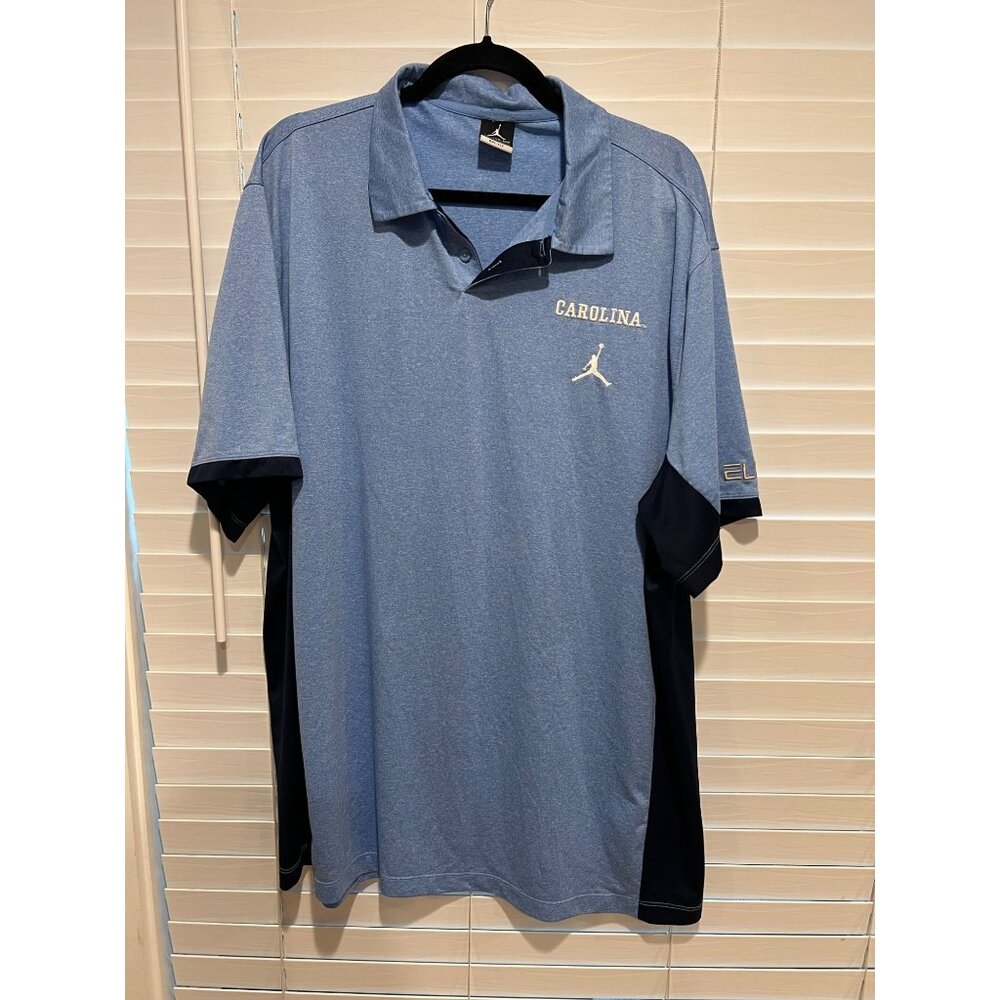 Nike Air Jordan Elite North Carolina  Polo Shirt - Size‎ XXL